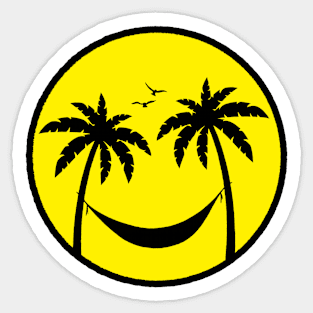 Smiley Summer Emoji Sticker